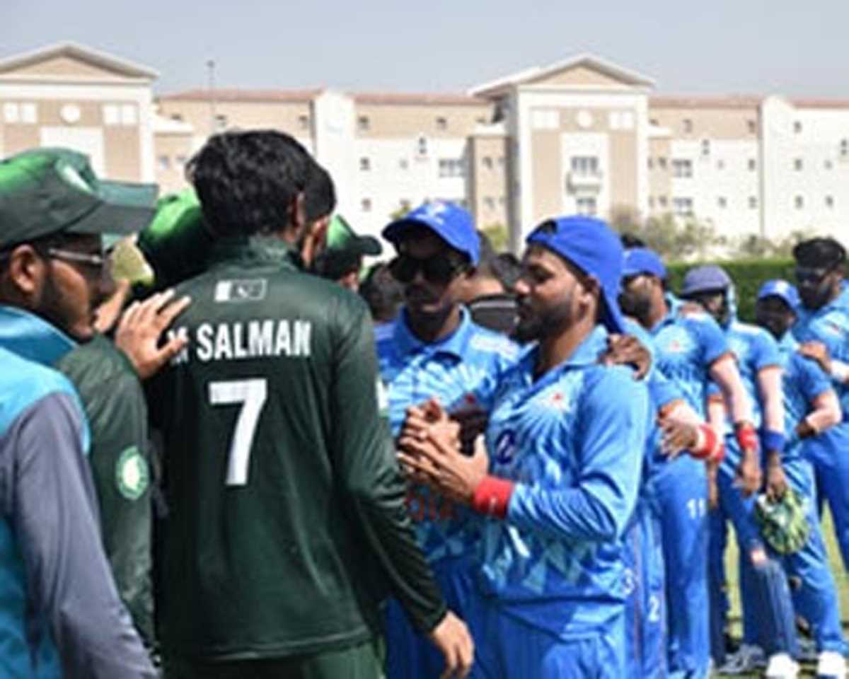 ब्लाइंड फ्रेंडशिप क्रिकेट सीरीज में भारत ने पाकिस्तान को 46 रन से हराया